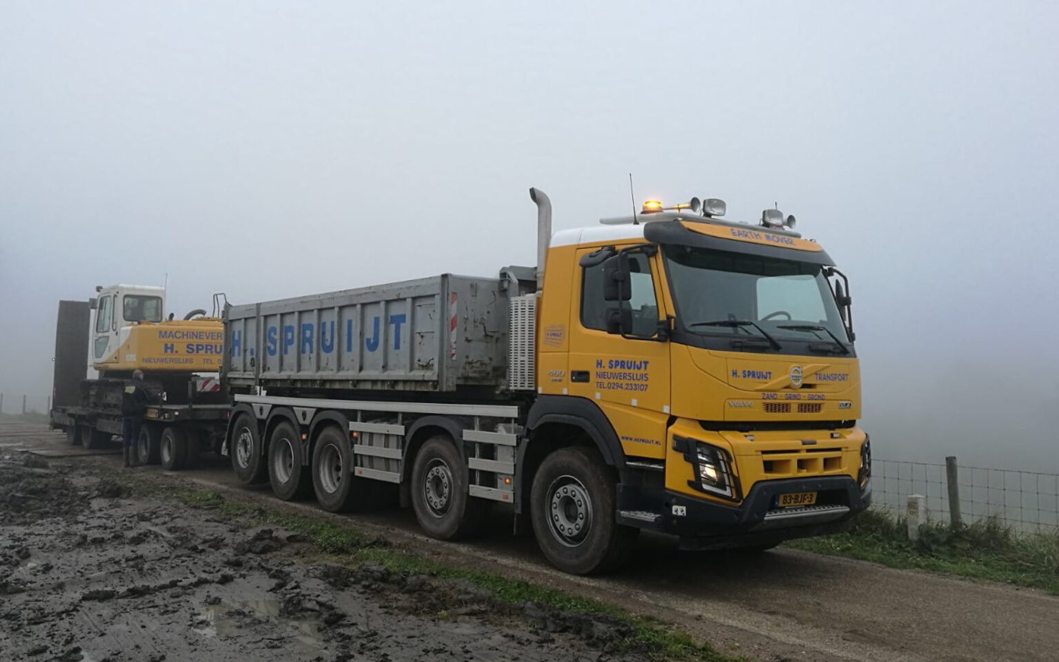 HSPRUIJT transport dieplader